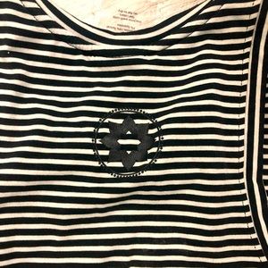 Club Pilates DYI knotted striped tank small